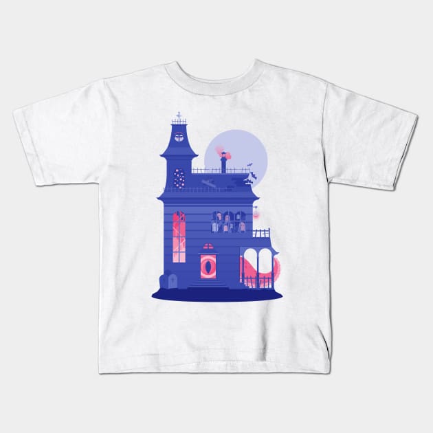 Cursed Residence Kids T-Shirt by BadOdds